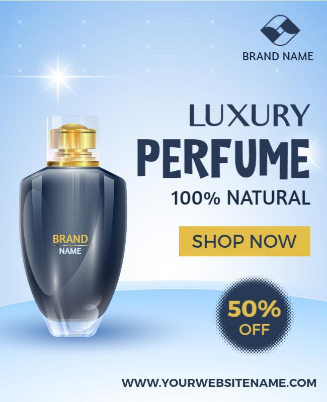 Luxury Perfume Promotion Flyer Template