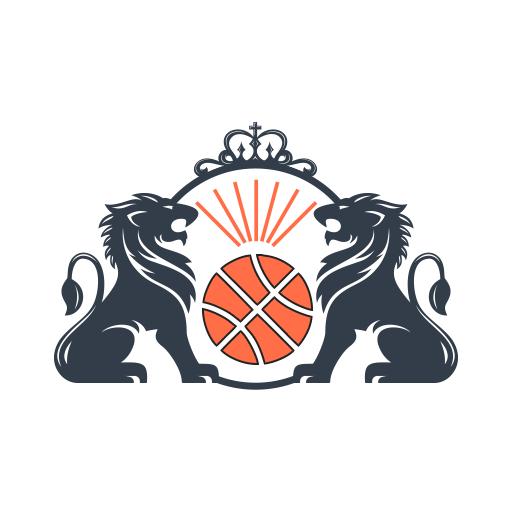 Majestic Lion Emblem Representing Basketball Team Spirit Logo Template