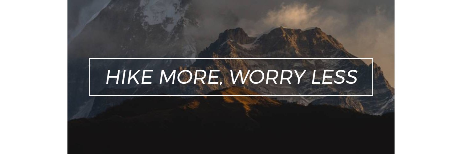 Majestic Mountain Landscape Inspiring Adventure Twitter Banner Template