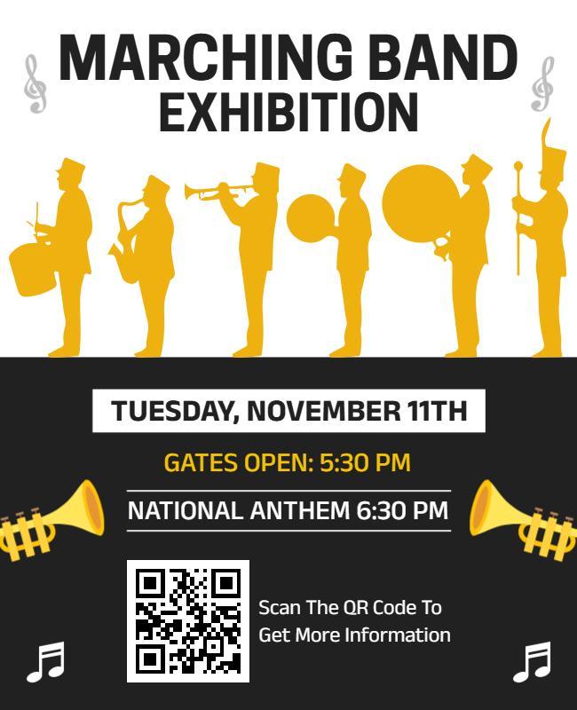 Marching Band Exhibition Event Flyer Template