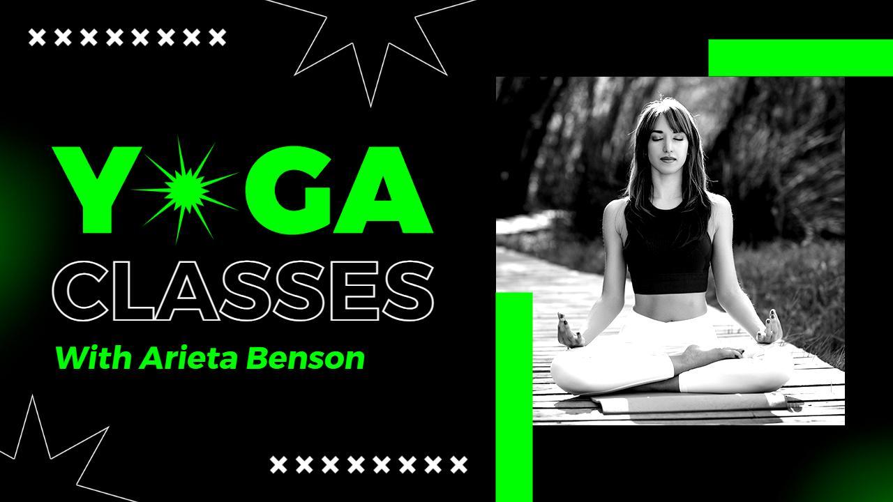 Meditation Focus Yoga Classes YouTube Thumbnail Template
