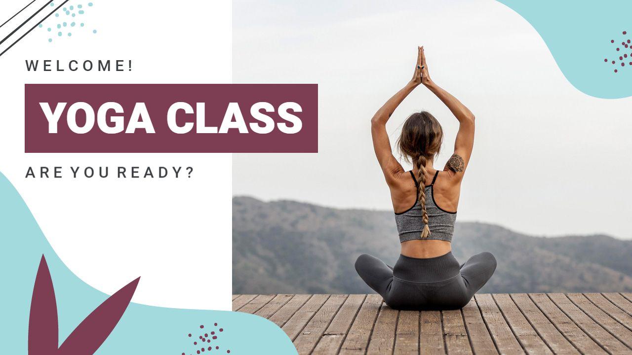 Meditative Yoga Class Wellness Journey YouTube Thumbnail Template