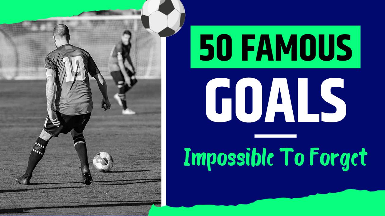 Memorable Soccer Goals Highlights YouTube Thumbnail Template