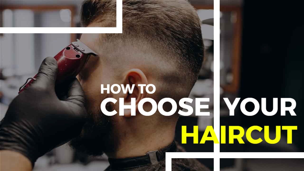 Men's Hairstyle Tips Guide Trending YouTube Thumbnail Template