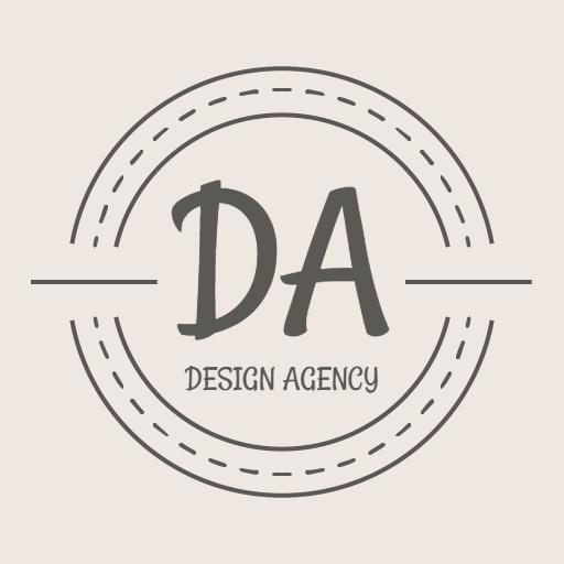 Minimalist Circle Monogram Design for Creative Agency Logo Template
