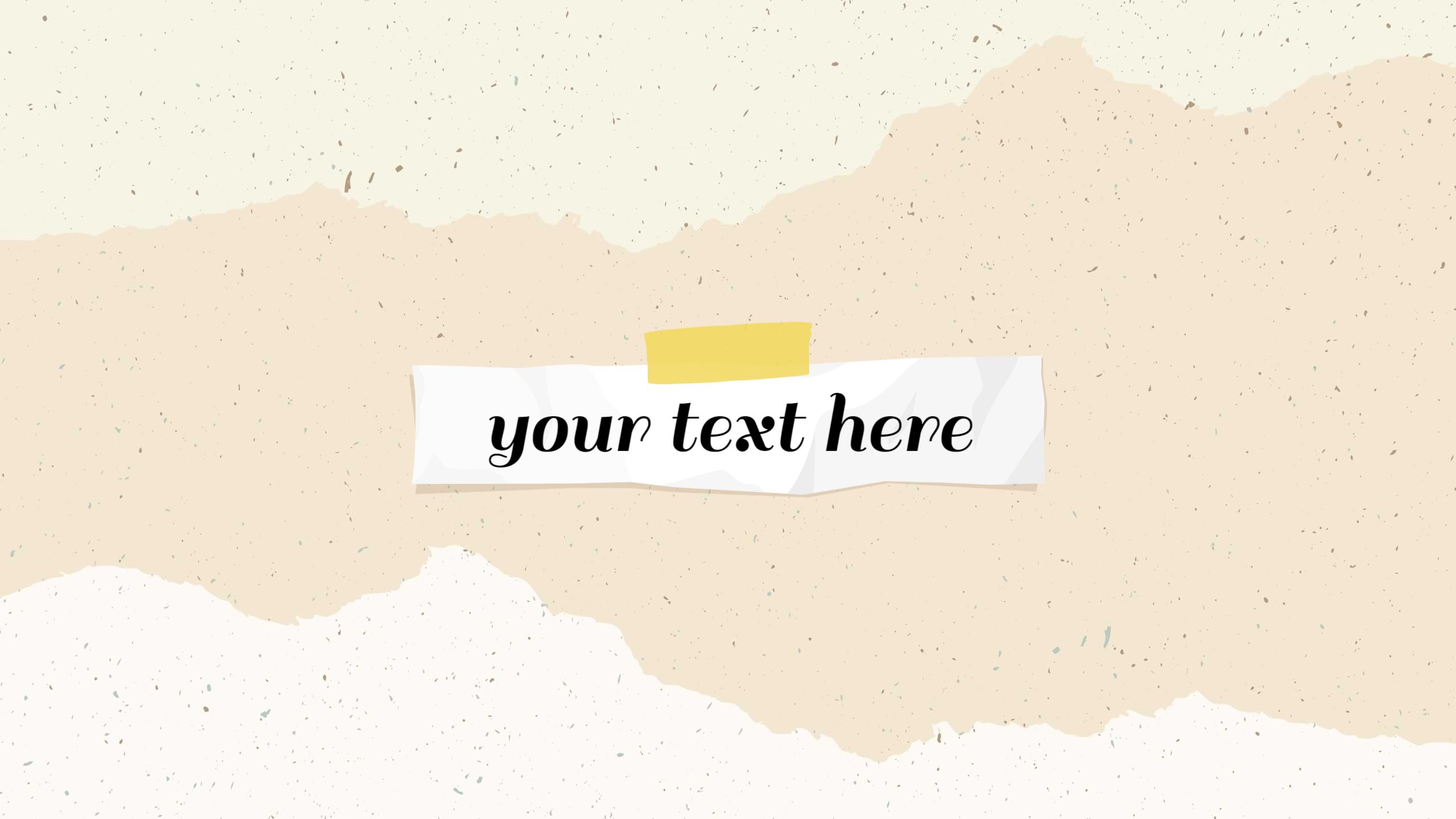 Minimalist Cream and Beige Style YouTube Channel Banner Template