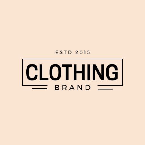 Minimalist Design Highlighting Modern Clothing Brand Logo Template