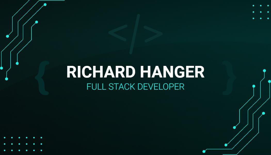 Minimalist Programmer Design Business Card Template