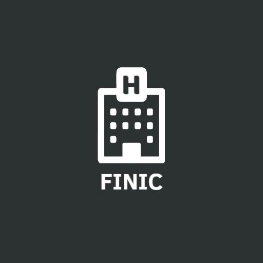 Minimalist White Hospital Design for Healthcare Services Logo Template