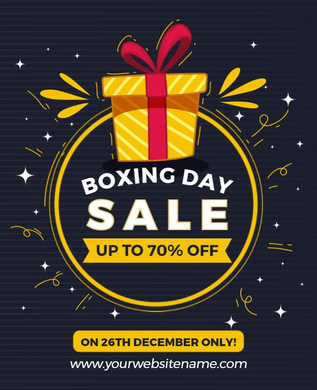 Mirage Boxing Day Flyer Template