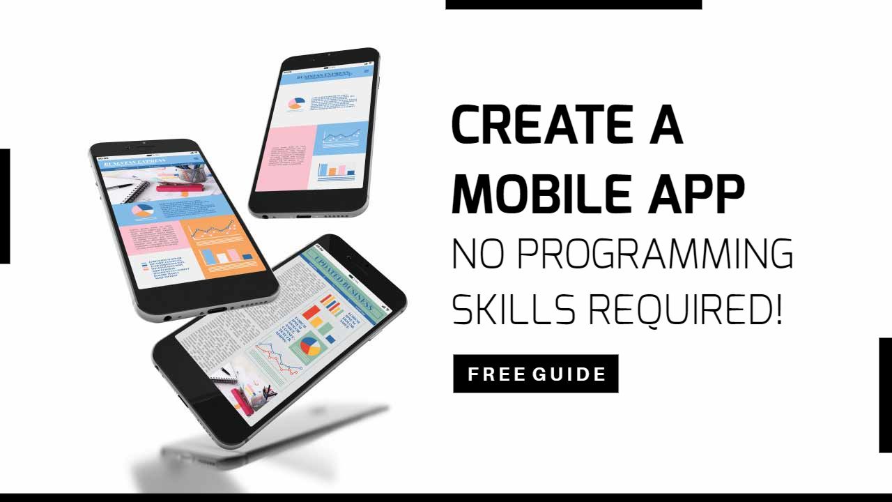 Mobile App Development Guide Technology YouTube Thumbnail Template