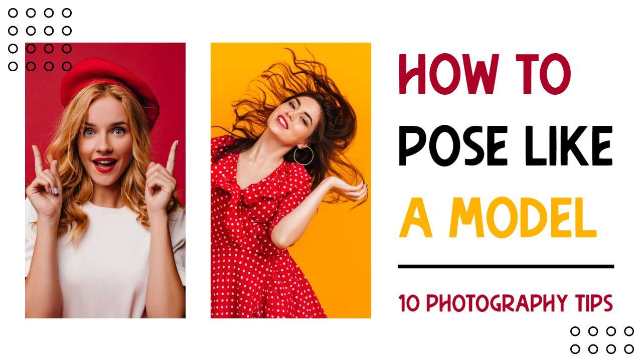 Model Posing Photography Tips Tutorial YouTube Thumbnail Template