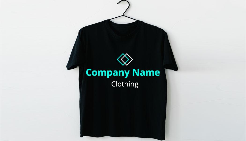Modern Black and Aqua Fashion Clothing Business Card Template