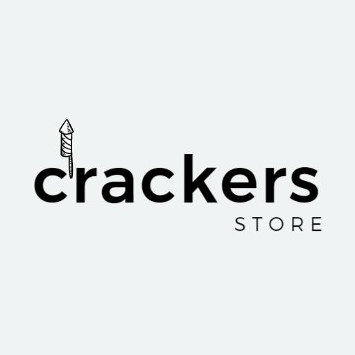 Modern Black and Gray Typography for Crackers Store Logo Template