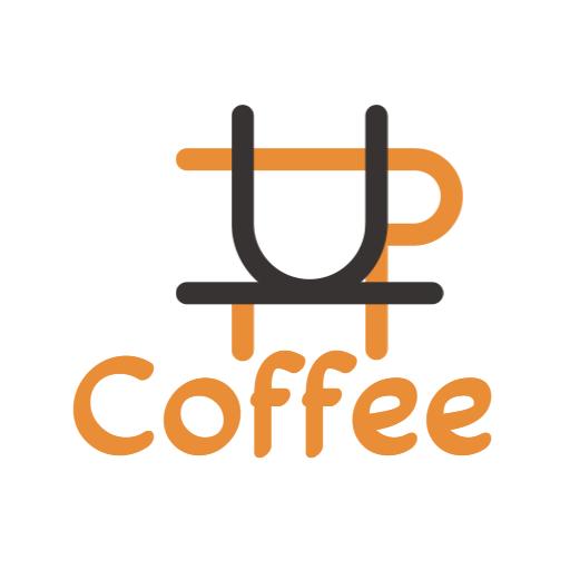 Modern Black and Orange Coffee Shop Logo Design Idea Logo Template