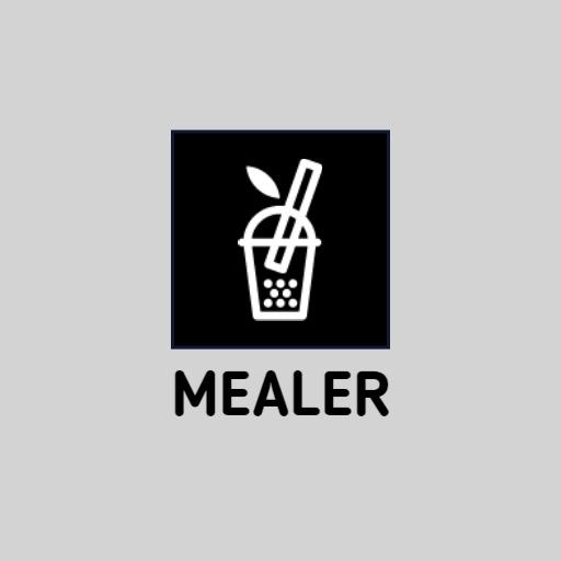Modern Black Beverage Illustration Showcasing Food Services Logo Template