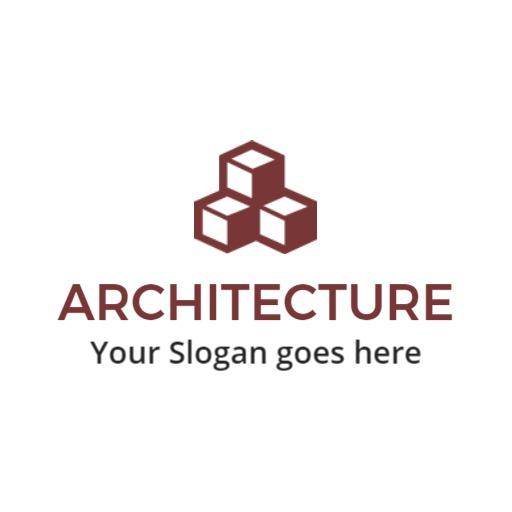 Modern Block Design Representing Innovative Architecture Logo Template