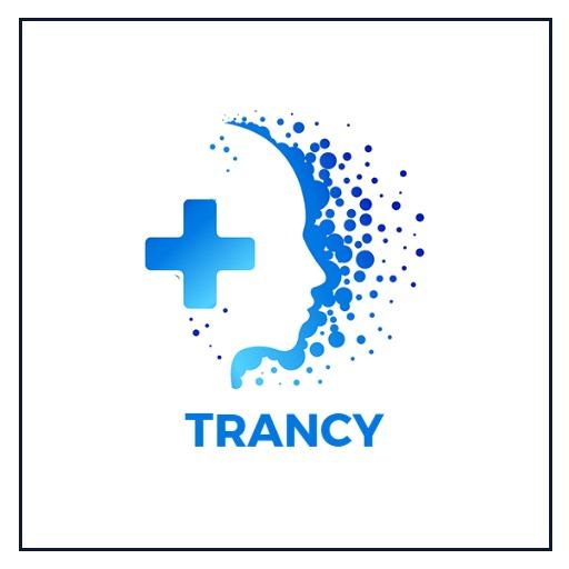 Modern Blue Profile Design with Healthcare Symbol Logo Template