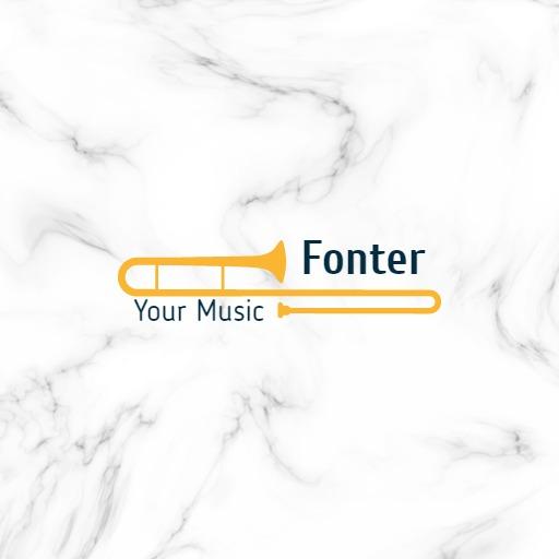 Modern Brass Instrument Design for a Band Logo Template