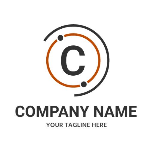Modern Circular Design with Dynamic Elements for Circle Logo Template