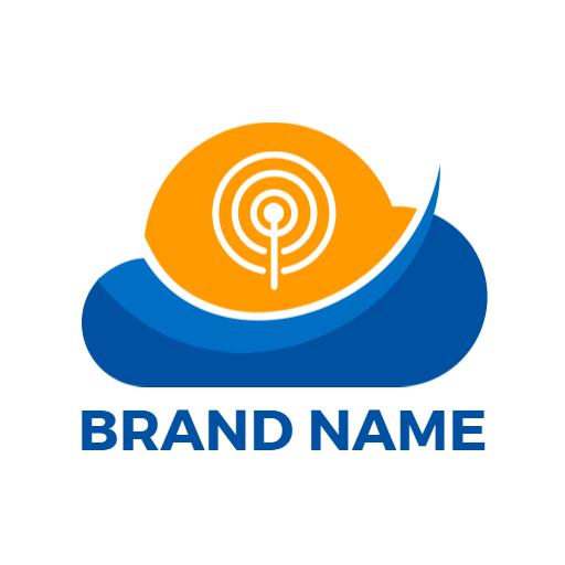 Modern Cloud Design Highlighting Wireless Connectivity Logo Template
