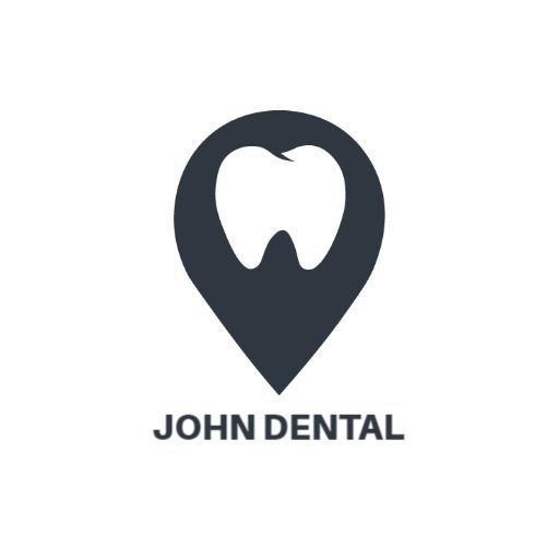 Modern Dental Logo Featuring Tooth and Location Icon Logo Template