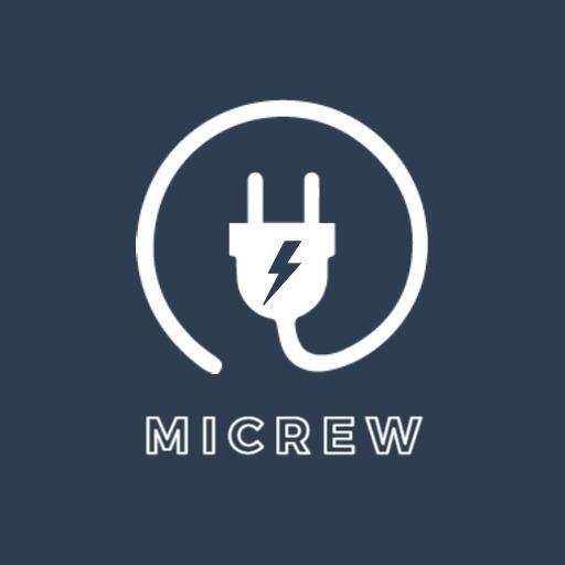 Modern Electric Plug Design Emphasizing Electrician Services Logo Template
