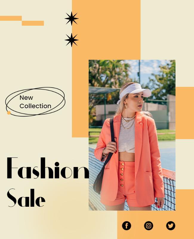 Modern Fashion Sale Promotion Flyer Template