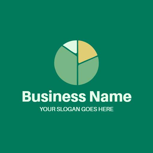 Modern Green Circle Design for Innovative Business Logo Template