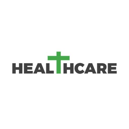 Modern Green Cross Design Highlighting Healthcare Services Logo Template