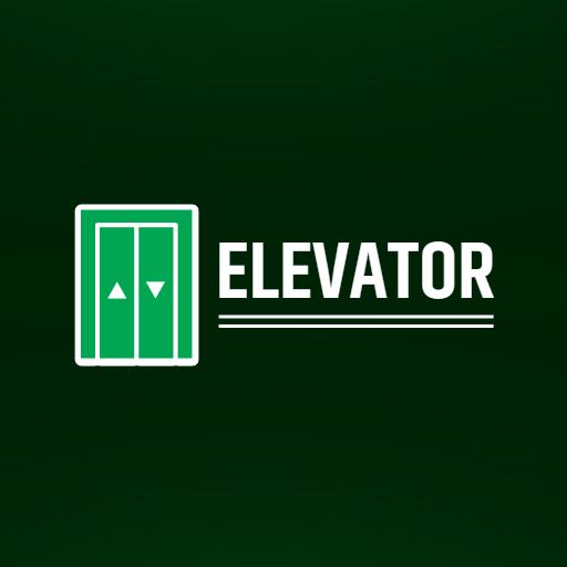 Modern Green Elevator Design for Efficient Transportation Logo Template