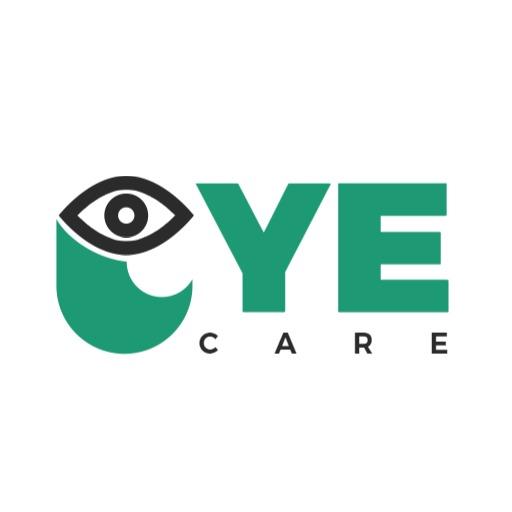 Modern Green Eye Care Design for Hospital Services Logo Template