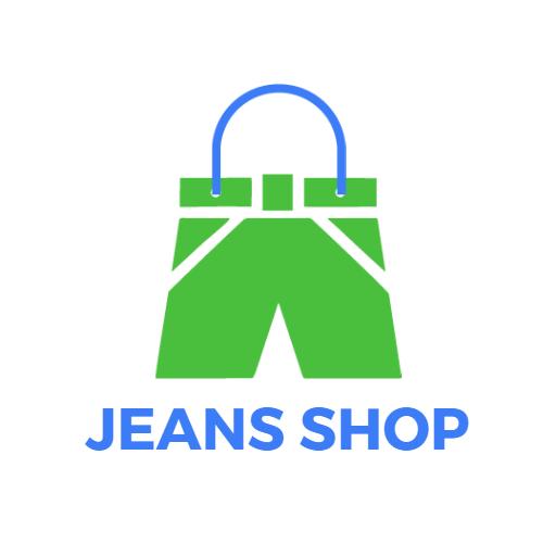 Modern Green Shopping Bag Design for Stylish Jeans Logo Template