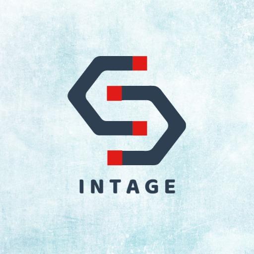 Modern Grey and Red Geometric Architect Logo Template