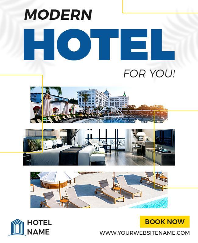 Modern Hotel Flyer Template