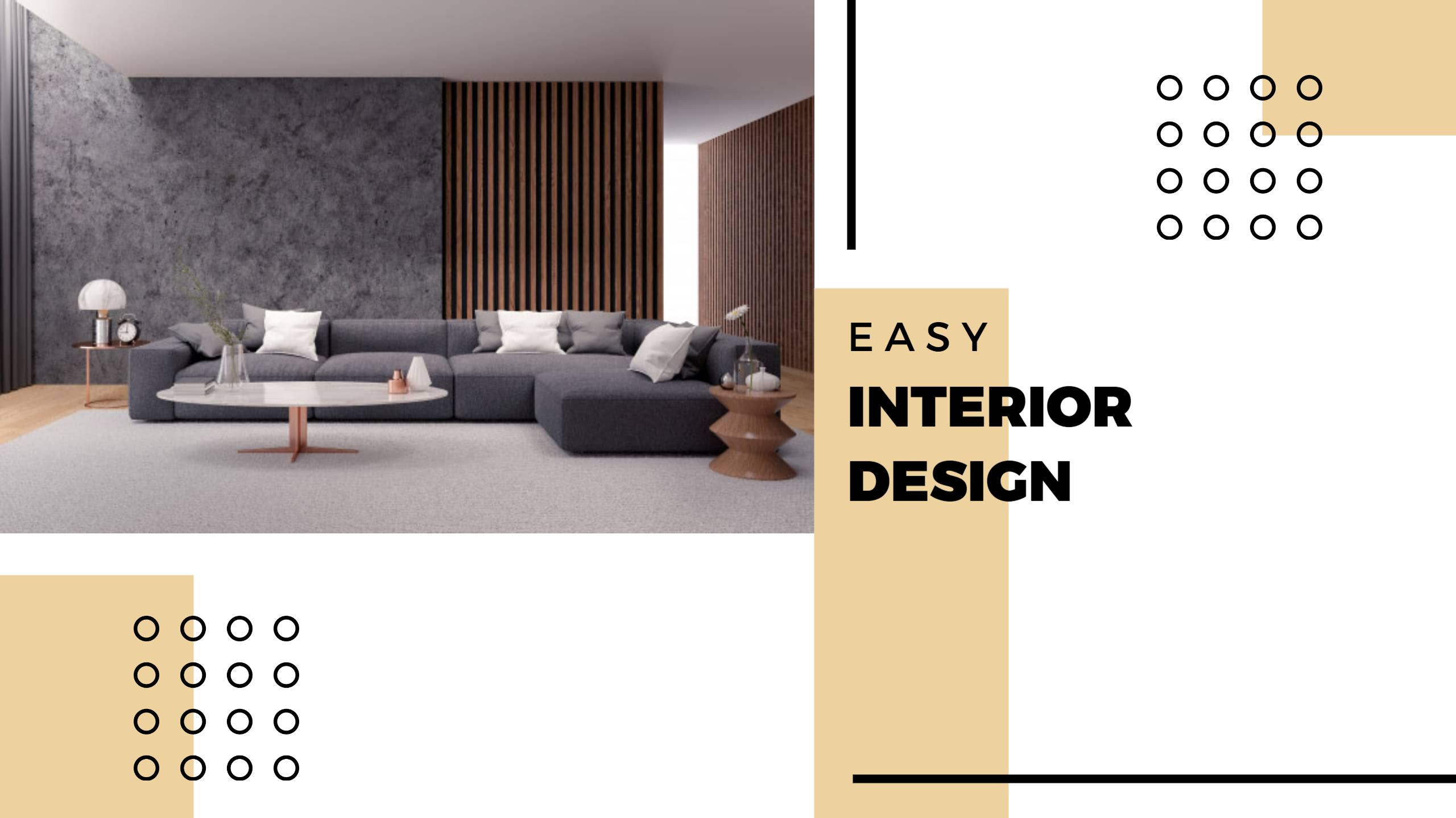 Modern Interior Design Tips for Your Home YouTube Banner Template