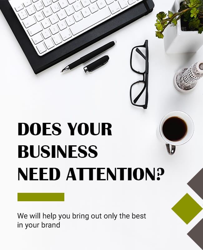 Modern Minimalist Branding Business Promotion Poster Template