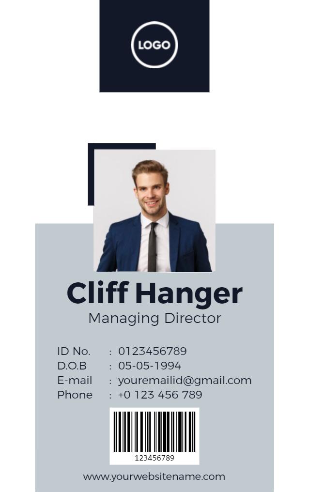 Modern Minimalist Corporate Identity Card Template