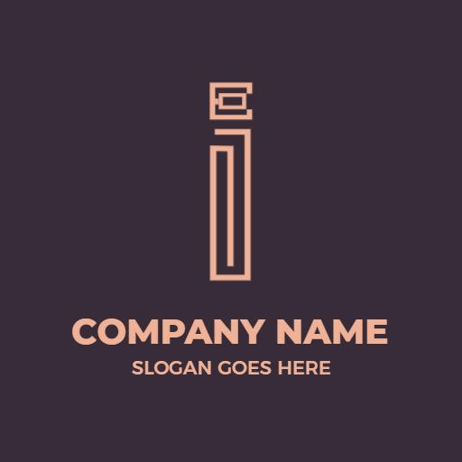 Modern Minimalist Design Featuring I Letter Logo Template