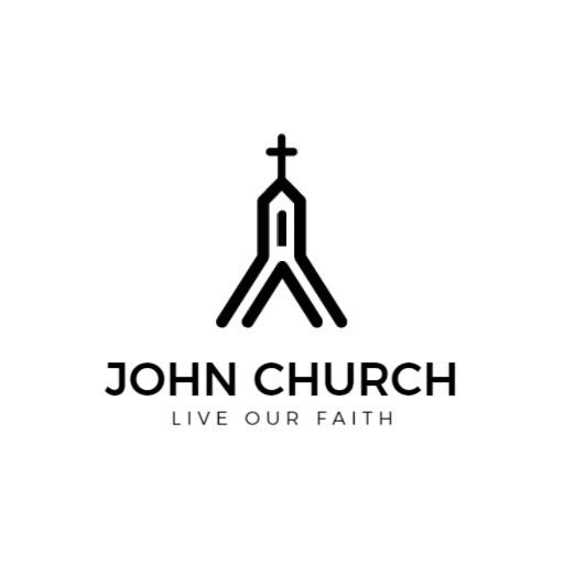 Modern Minimalist Design Representing Church Values Logo Template