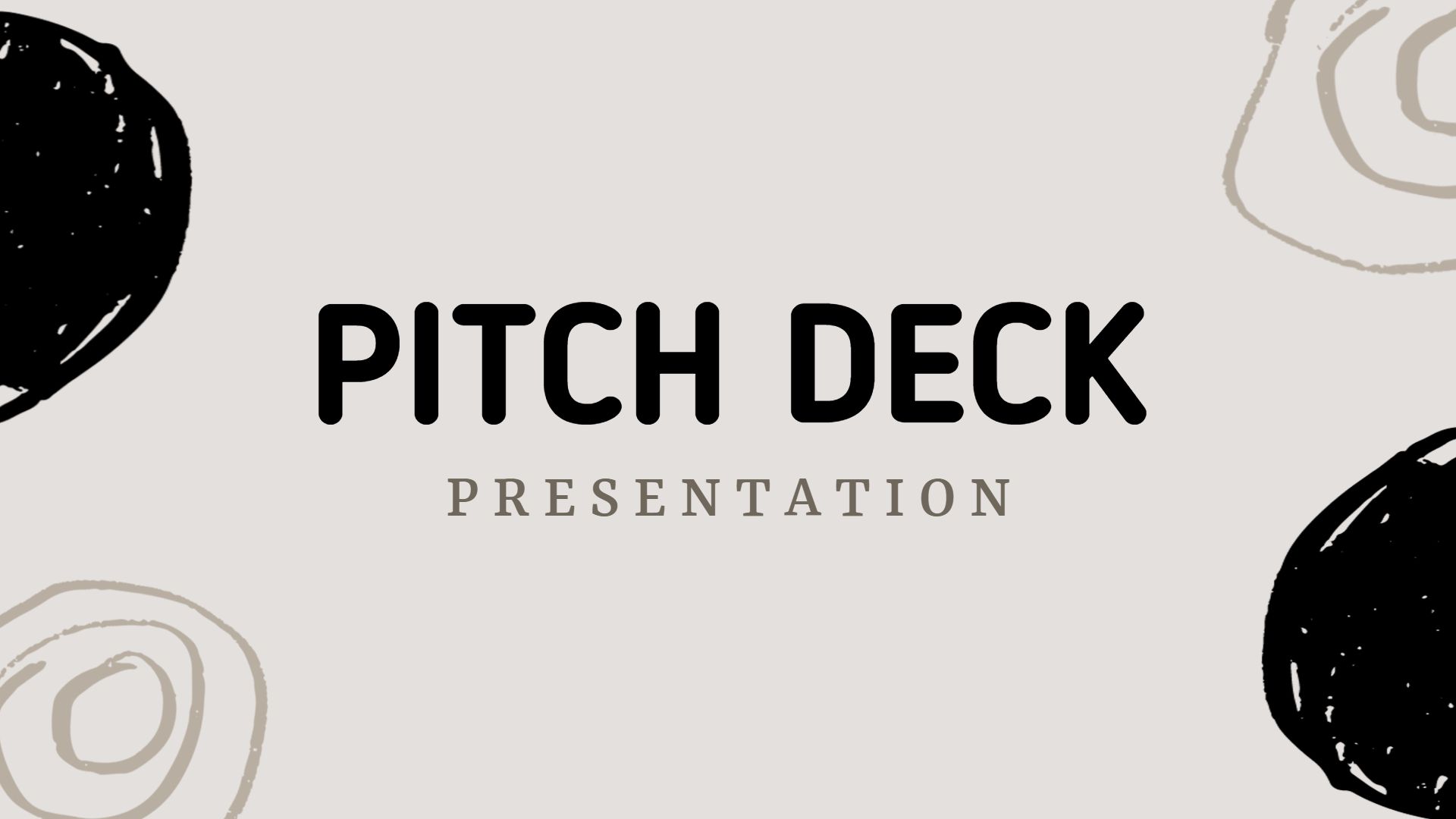 Modern Minimalist Digital Marketing Pitch Deck Presentation Template
