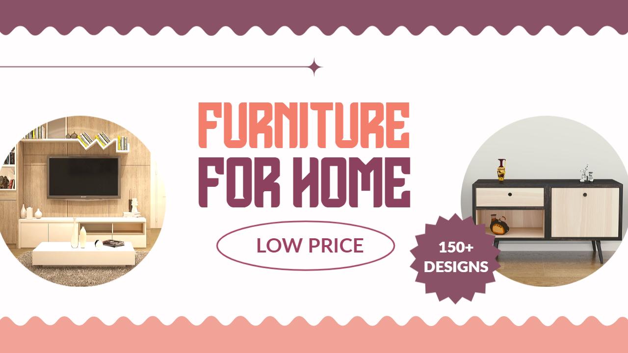 Modern Minimalist Home Furniture Collection YouTube Thumbnail Template