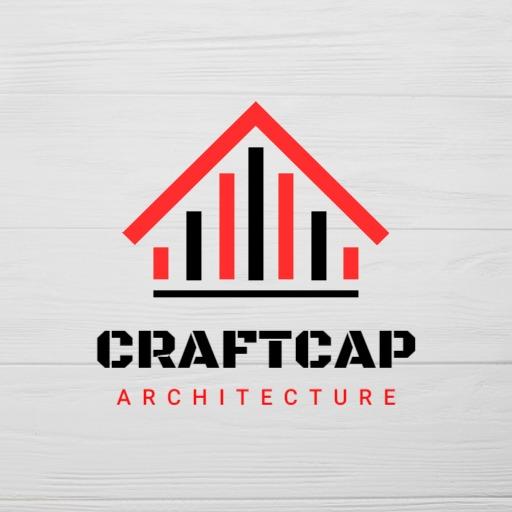 Modern Red and Black Architectural Design for Architects Logo Template