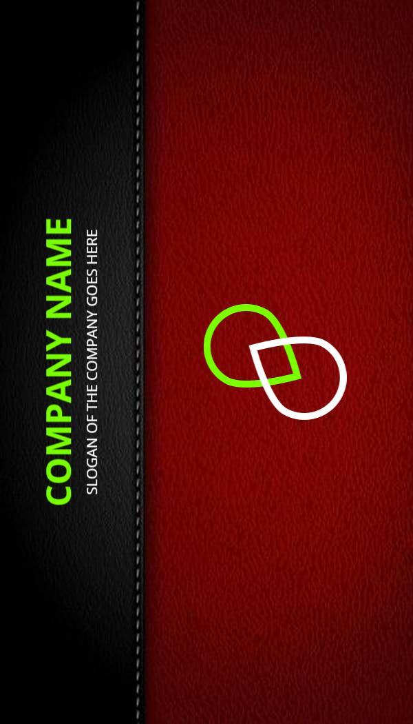 Modern Red Textured Professional Business Card Template