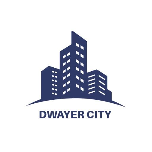 Modern Skyline Design Featuring Dwyer City Logo Template