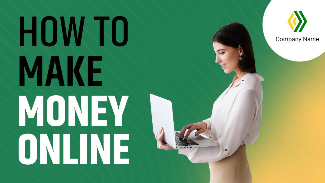 Money Making Strategies Online Tutorial YouTube Thumbnail Template