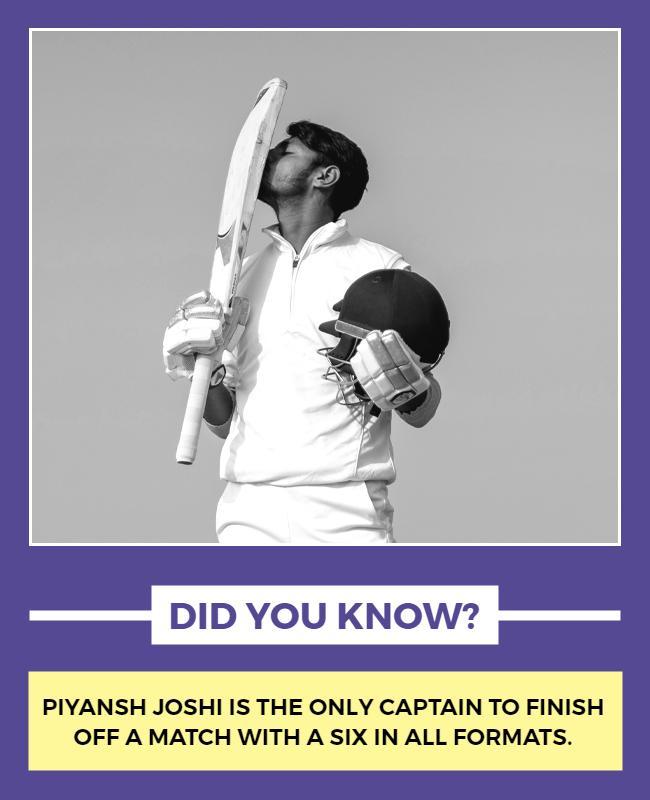 Monochrome Sports Achievement Announcement Poster Template
