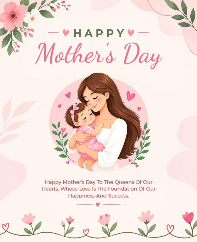 Mother's Day Celebration Poster Template
