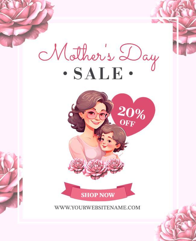 Mothers Day Special Sale Promotion Flyer Template