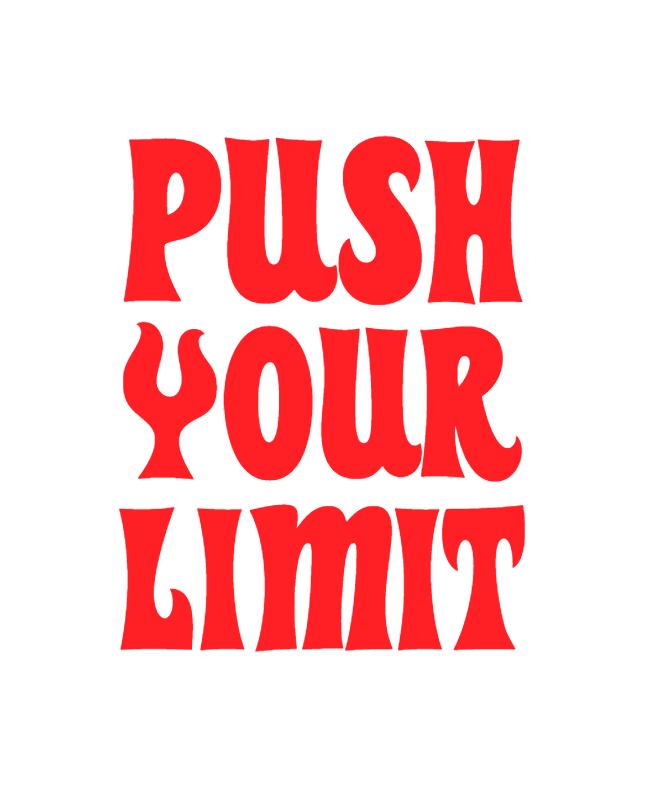 Motivational Push Your Limit Flyer Template